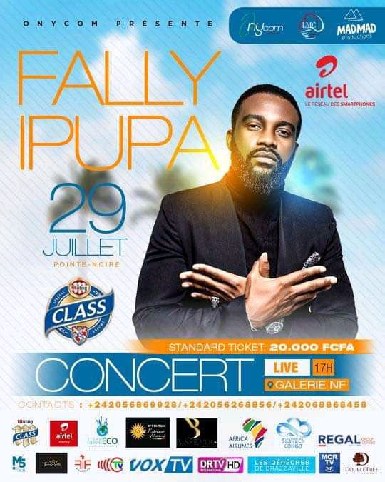 « Golden Tour » : Fally Ipupa se produira au Congo Brazzaville en fin juillet Image 12