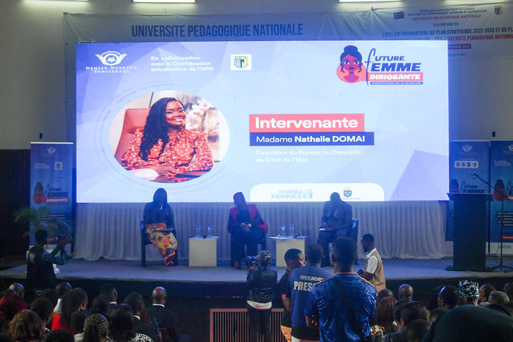 ESU : la Fondation Denise Nyakeru Tshisekedi s'entretient avec les étudiants de l'UPN ESU : la Fondation Denise Nyakeru Tshisekedi s’entretient avec les étudiants de l’UPN