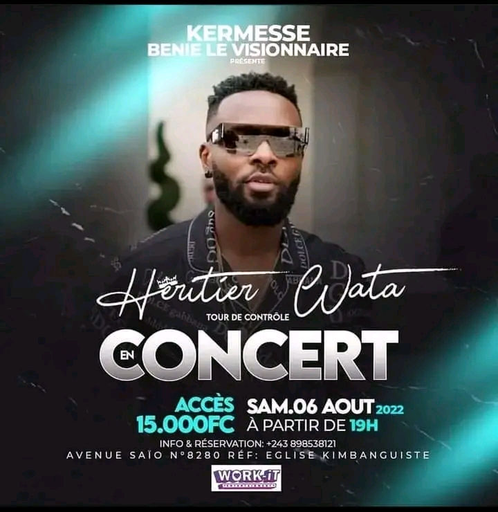 Musique : Héritier Wata se produira ce samedi 06 Août à Kinshasa Image 51