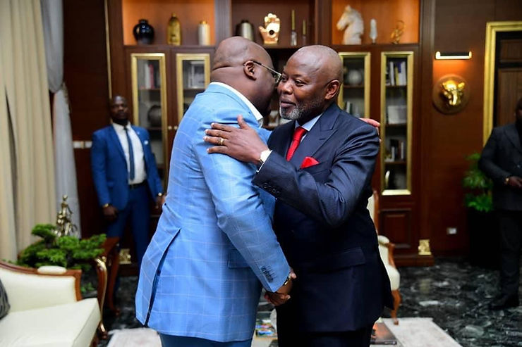 Politique : Félix Tshisekedi accueille Vital Kamerhe avec une chaude accolade Image 97